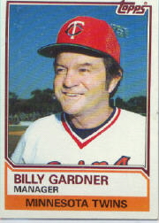 1983 Topps      011      Billy Gardner MG